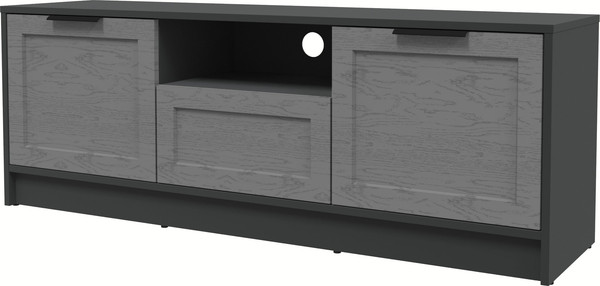 Изображение товара Тумба Интерлиния ТВ Концепт Тренд КТ-ТВ3-50 (антрацит/дуб серый)
