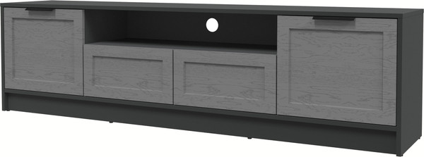 Изображение товара Тумба Интерлиния ТВ Концепт Тренд КТ-ТВ4-50 (антрацит/дуб серый)