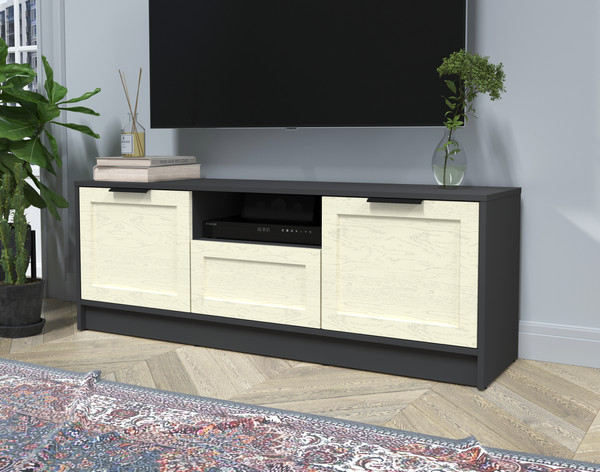 Изображение товара Тумба Интерлиния ТВ Концепт Тренд КТ-ТВ3-50 (антрацит/дуб снежный)