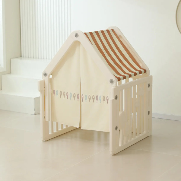 Изображение товара Игровой манеж UNIX Kids DeLuxe House 180x200 / pplxswh200wc (Camel)