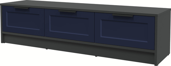 Изображение товара Тумба Интерлиния ТВ Концепт Тренд КТ-ТВ3-35 (антрацит/индиго)