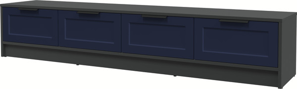 Изображение товара Тумба Интерлиния ТВ Концепт Тренд КТ-ТВ4-35 (антрацит/индиго)