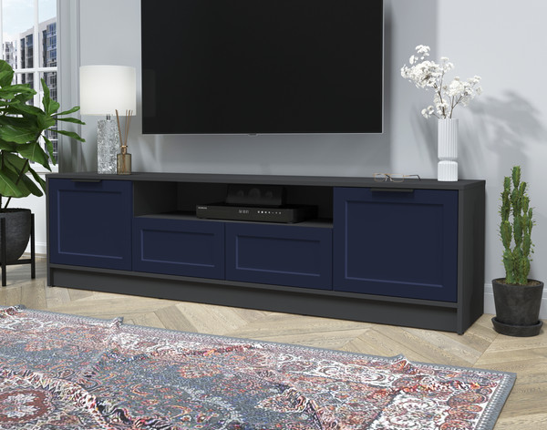Изображение товара Тумба Интерлиния ТВ Концепт Тренд КТ-ТВ4-50 (антрацит/индиго)