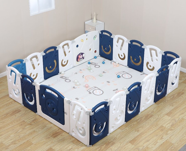 Изображение товара Игровой манеж UNIX Kids Supreme Music 200x240 / ppsums17blu (синий)