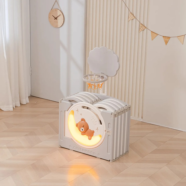 Изображение товара Игровой манеж UNIX Kids DeLuxe 150x180 / pplx180wg (серый)