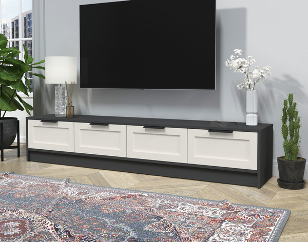 Изображение товара Тумба Интерлиния ТВ Концепт Тренд КТ-ТВ4-35 (антрацит/кашемир)