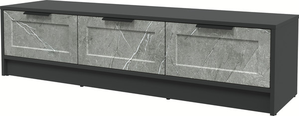 Изображение товара Тумба Интерлиния ТВ Концепт Тренд КТ-ТВ3-35 (антрацит/керамика)