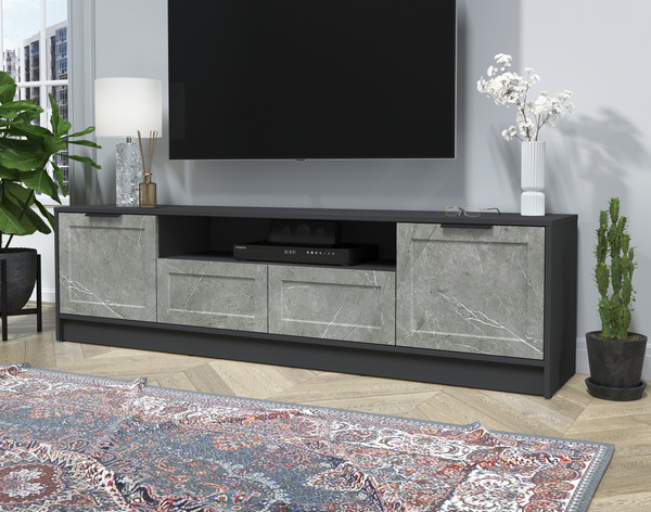 Изображение товара Тумба Интерлиния ТВ Концепт Тренд КТ-ТВ4-50 (антрацит/керамика)