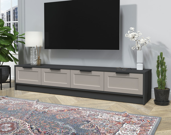 Изображение товара Тумба Интерлиния ТВ Концепт Тренд КТ-ТВ4-35 (антрацит/луна)