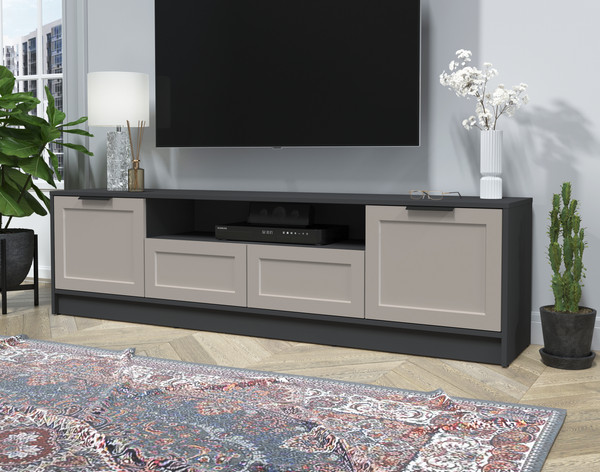 Изображение товара Тумба Интерлиния ТВ Концепт Тренд КТ-ТВ4-50 (антрацит/луна)