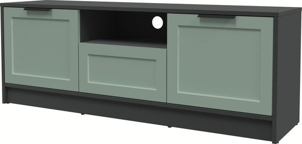 Изображение товара Тумба Интерлиния ТВ Концепт Тренд КТ-ТВ3-50 (антрацит/мята)