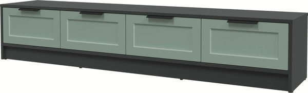 Изображение товара Тумба Интерлиния ТВ Концепт Тренд КТ-ТВ4-35 (антрацит/мята)