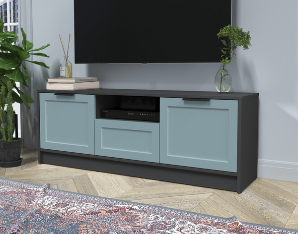 Изображение товара Тумба Интерлиния ТВ Концепт Тренд КТ-ТВ3-50 (антрацит/океан)