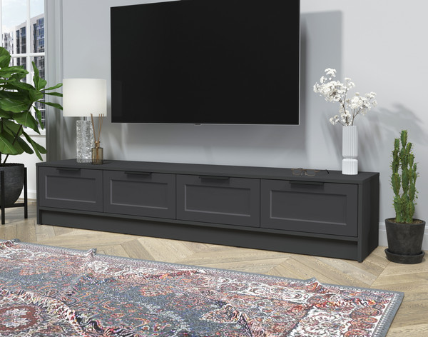 Изображение товара Тумба Интерлиния ТВ Концепт Тренд КТ-ТВ4-35 (антрацит/пепел)