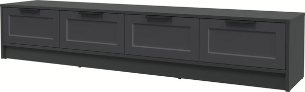 Изображение товара Тумба Интерлиния ТВ Концепт Тренд КТ-ТВ4-35 (антрацит/пепел)