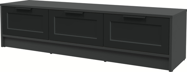 Изображение товара Тумба Интерлиния ТВ Концепт Тренд КТ-ТВ3-35 (антрацит/черный)
