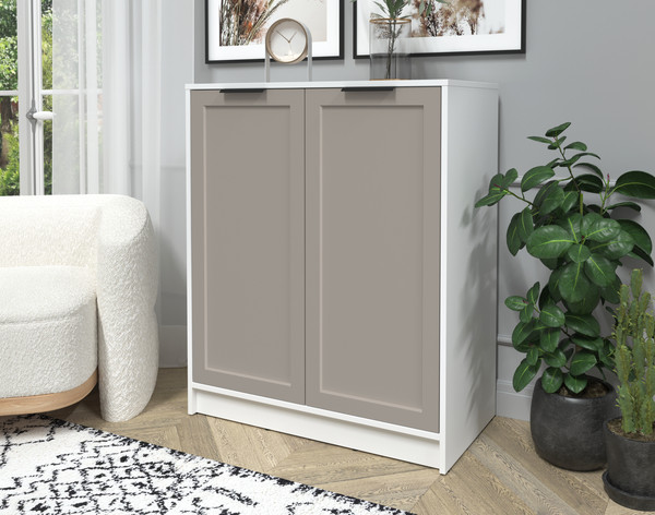 Изображение товара Тумба Интерлиния Концепт Тренд КТ-Т84 (белый платинум/луна)