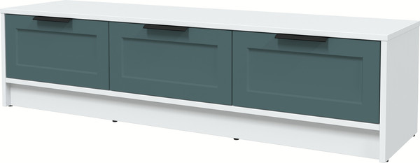 Изображение товара Тумба Интерлиния ТВ Концепт Тренд КТ-ТВ3-35 (белый платинум/верде)