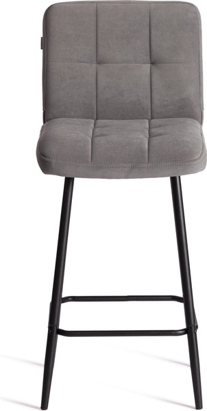 Изображение товара Стул барный Tetchair Medeo Полубарный (велюр, серый)