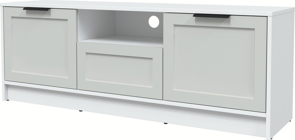 Изображение товара Тумба Интерлиния ТВ Концепт Тренд КТ-ТВ3-50 (белый платинум/грей)