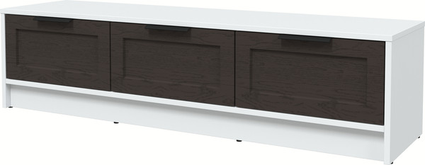 Изображение товара Тумба Интерлиния ТВ Концепт Тренд КТ-ТВ3-35 (белый платинум/дуб английский)