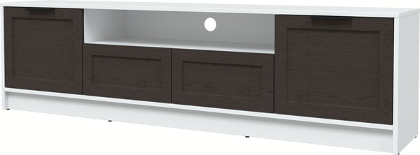 Изображение товара Тумба Интерлиния ТВ Концепт Тренд КТ-ТВ4-50 (белый платинум/дуб английский)
