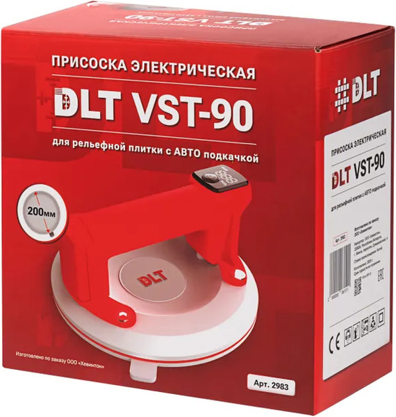 Изображение товара Стеклодомкрат DLT VST-90 для рельефной плитки с авто подкачкой / 2983