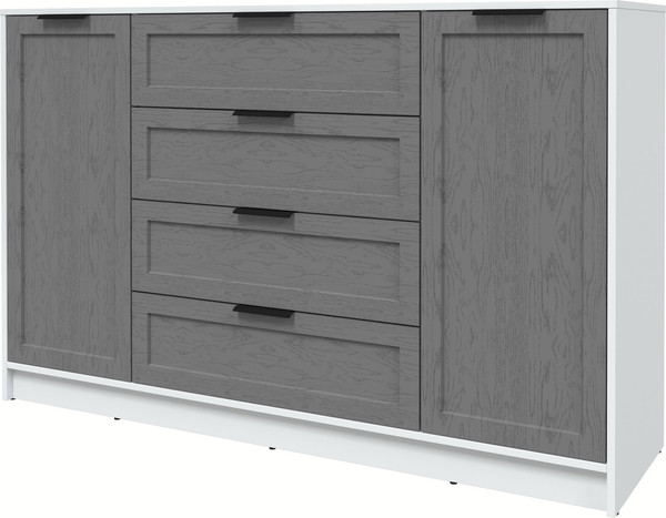 Изображение товара Тумба Интерлиния Концепт Тренд КТ-Т160 (белый платинум/дуб серый)