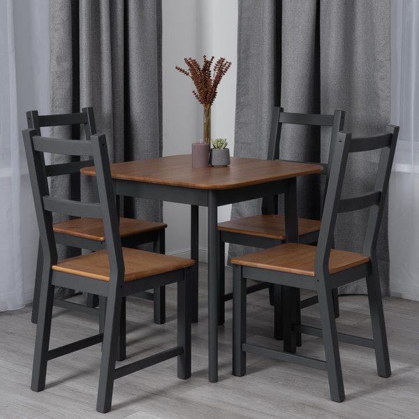 Изображение товара Обеденный стол Tetchair Sonata Lux 75x75x75 (антик/графит)