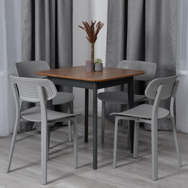 Изображение товара Стул пластиковый Tetchair Jolly XRB-096-B2 (серый)