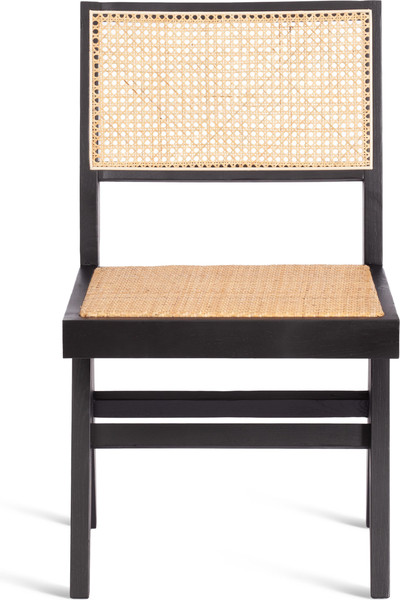 Изображение товара Стул Tetchair Loki дерево вяз/ротанг 51x44x86 (черный)