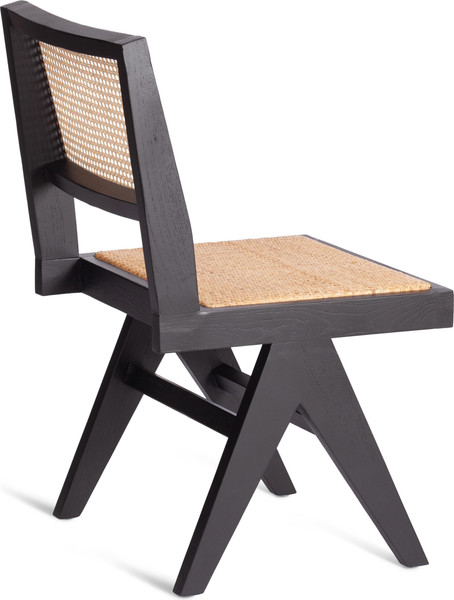 Изображение товара Стул Tetchair Loki дерево вяз/ротанг 51x44x86 (черный)