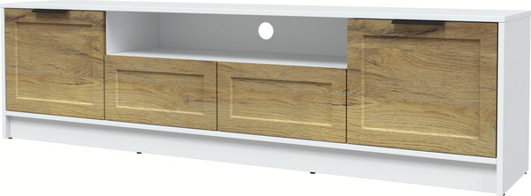 Изображение товара Тумба Интерлиния ТВ Концепт Тренд КТ-ТВ4-50 (белый платинум/дуб вотан)