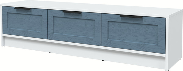 Изображение товара Тумба Интерлиния ТВ Концепт Тренд КТ-ТВ3-35 (белый платинум/дуб лазурный)