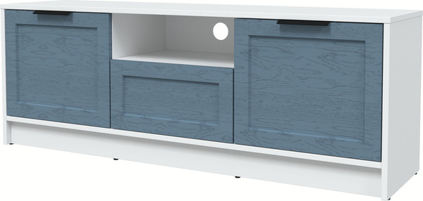 Изображение товара Тумба Интерлиния ТВ Концепт Тренд КТ-ТВ3-50 (белый платинум/дуб лазурный)