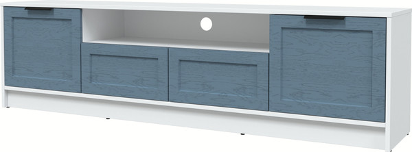 Изображение товара Тумба Интерлиния ТВ Концепт Тренд КТ-ТВ4-50 (белый платинум/дуб лазурный)