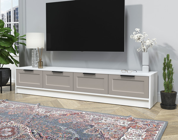 Изображение товара Тумба Интерлиния ТВ Концепт Тренд КТ-ТВ4-35 (белый платинум/луна)