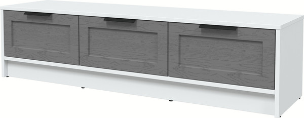 Изображение товара Тумба Интерлиния ТВ Концепт Тренд КТ-ТВ3-35 (белый платинум/дуб серый)