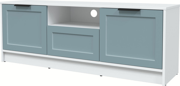 Изображение товара Тумба Интерлиния ТВ Концепт Тренд КТ-ТВ3-50 (белый платинум/океан)