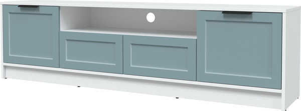 Изображение товара Тумба Интерлиния ТВ Концепт Тренд КТ-ТВ4-50 (белый платинум/океан)