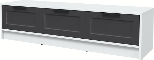 Изображение товара Тумба Интерлиния ТВ Концепт Тренд КТ-ТВ3-35 (белый платинум/пепел)