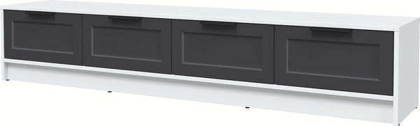 Изображение товара Тумба Интерлиния ТВ Концепт Тренд КТ-ТВ4-35 (белый платинум/пепел)