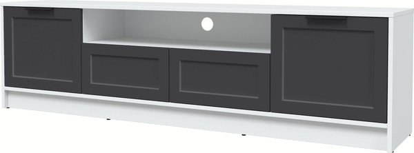 Изображение товара Тумба Интерлиния ТВ Концепт Тренд КТ-ТВ4-50 (белый платинум/пепел)