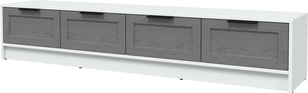 Изображение товара Тумба Интерлиния ТВ Концепт Тренд КТ-ТВ4-35 (белый платинум/дуб серый)