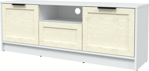 Изображение товара Тумба Интерлиния ТВ Концепт Тренд КТ-ТВ3-50 (белый платинум/дуб снежный)