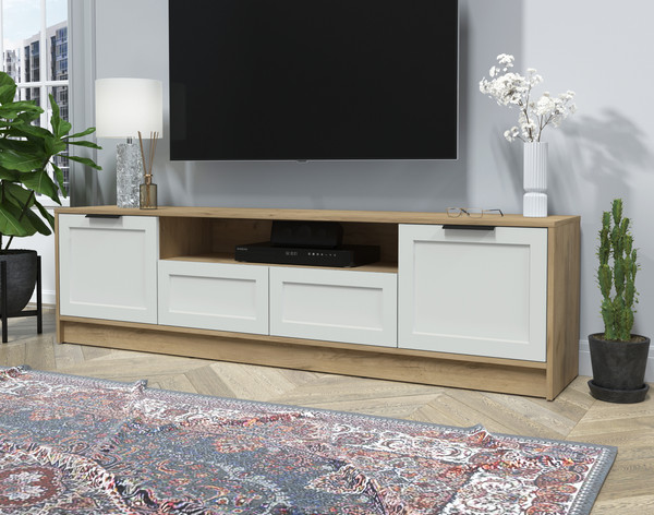 Изображение товара Тумба Интерлиния ТВ Концепт Тренд КТ-ТВ4-50 (дуб золотой/грей)