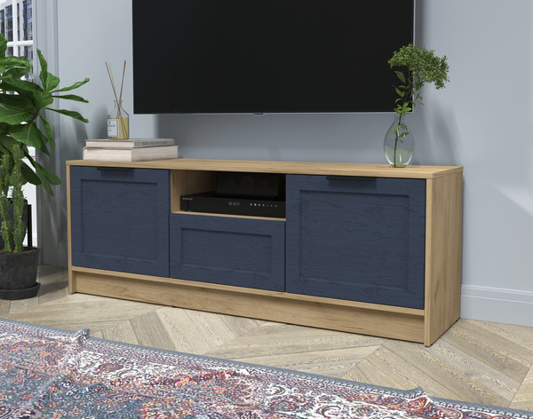 Изображение товара Тумба Интерлиния ТВ Концепт Тренд КТ-ТВ3-50 (дуб золотой/дуб королевский)