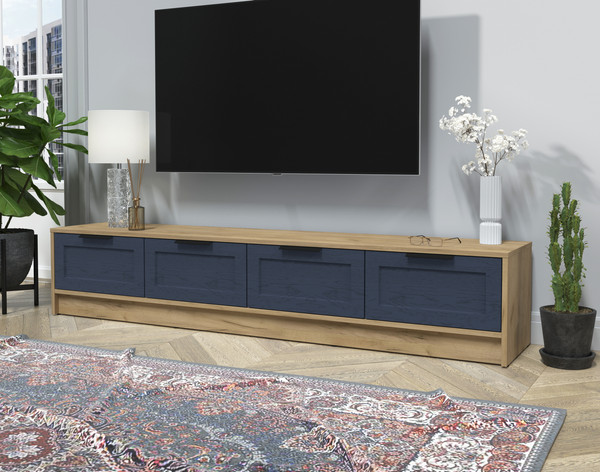 Изображение товара Тумба Интерлиния ТВ Концепт Тренд КТ-ТВ4-35 (дуб золотой/дуб королевский)