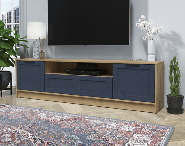 Изображение товара Тумба Интерлиния ТВ Концепт Тренд КТ-ТВ4-50 (дуб золотой/дуб королевский)