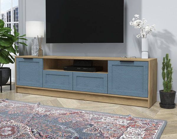 Изображение товара Тумба Интерлиния ТВ Концепт Тренд КТ-ТВ4-50 (дуб золотой/дуб лазурный)